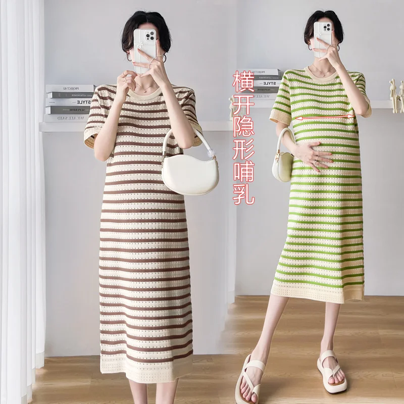 Рисунок 3 - Летнее платье для беременных с коротким рукавом