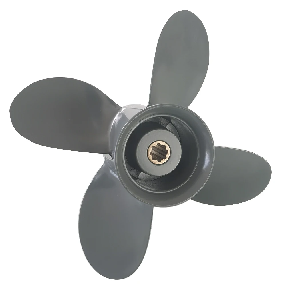 

ALUMINUM 8-20HP 9.25*9 4 Blade Marine Propeller For Outboard Engine