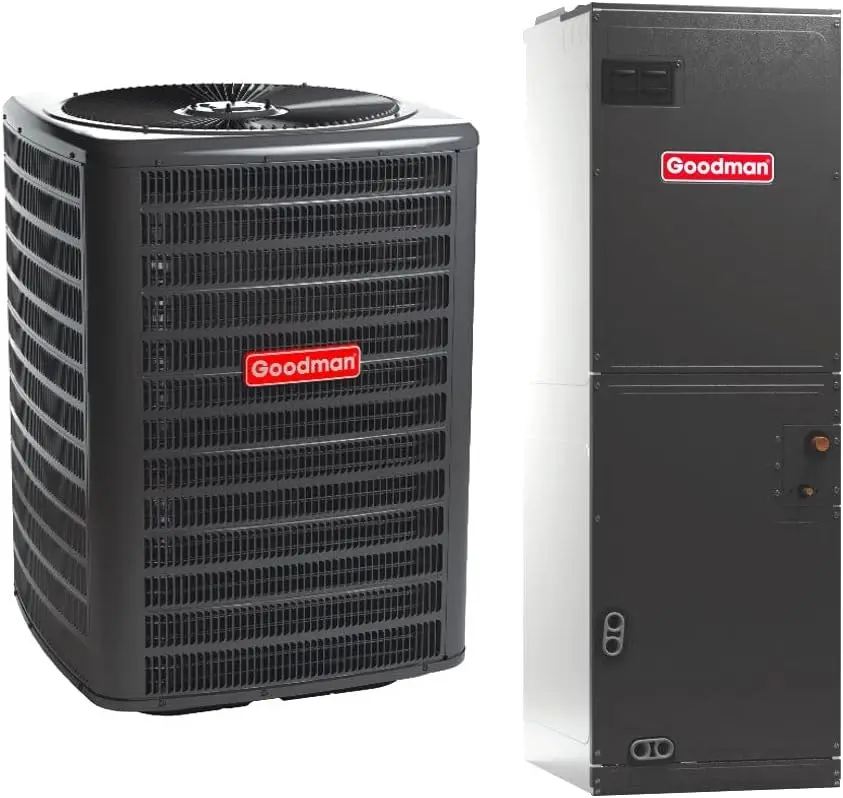 Air Conditioner 3 Ton 14.5 SEER2 Goodman Air Conditioner System GLXS4BA3610 and Multi-Position Handler