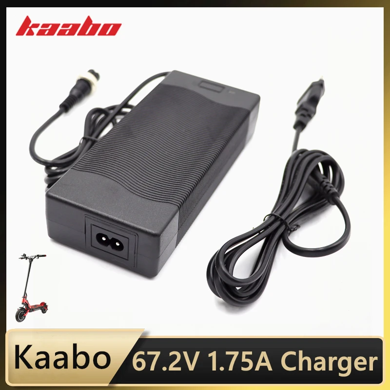 Caricabatterie Originale Kaabo Mantis 67.2V 1.75A Alimentatore Caricabatterie Più Veloce Per Caricabatterie Per Scooter Elettrico Kaabo Mantis 10 60V 