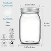 16 oz Wide Mouth Mason Jars 12 Pack Glass Canning Jars with Airtight Lids and Bands 3