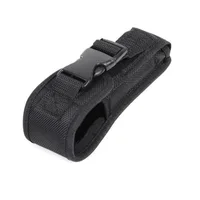 Nylon Holster Flashlight Buckle Pouch Holster Stretch Handheld LED Flashlight Belt Carry Case Duty Holder 2