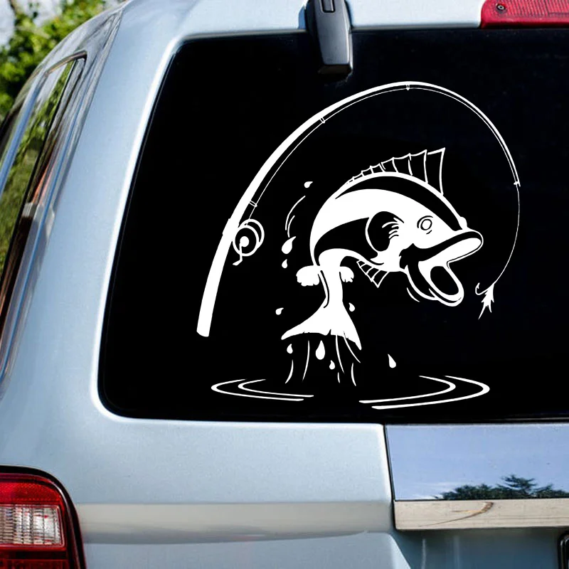 Car Stickers Funny Fishing PVC Decals I Love It When I Bend Over. Car  Decoration Stickers Waterproof Black/white, 15cm*14cm - AliExpress