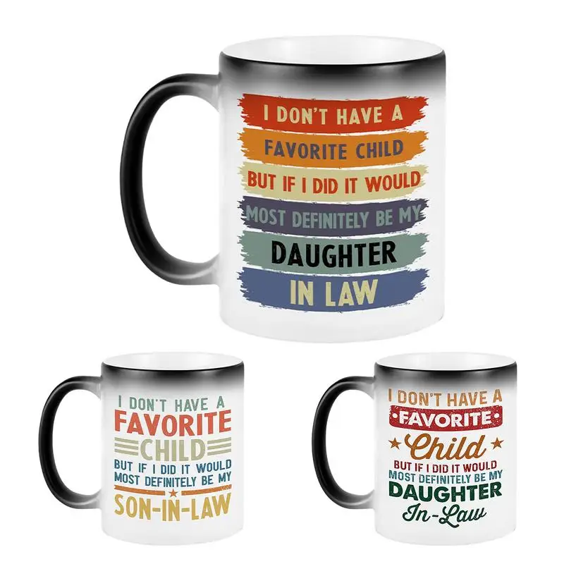 

Cute Coffee Mug New Heat Reveal Ceramic Mug 350ml Ceramic Coffee Canister Decorative Women Novelty Coffee Cup