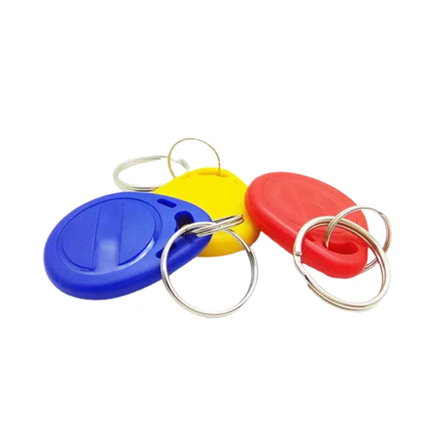 T5577 Rewritable Smart Keychain 125Khz Clone Tag RFID Copy Writer Token EM4305 Badge Proximity Ring EM ID Card 4