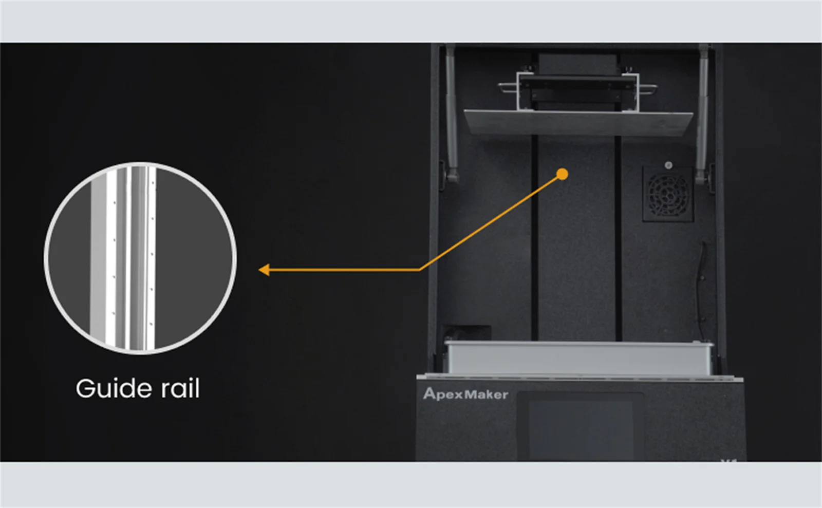 Sd5a745ceb19d484b929729127c35f418b ApexMaker X1 16-calowa drukarka 3D z żywicy 3D o wysokiej prędkości 8K monochromatyczny Srceen rozmiar pikseli 46um (dostawa w Dec)