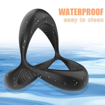 Penis Cock Ring on for Men Delay Ejaculation Erection Sex Shop Toys for Couple Sextoy Penisring Man Dick Enlarger Rings 6