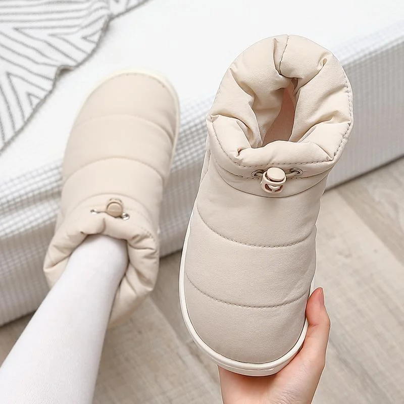

Snow Boots Women Fur Shoes For Women Waterproof Shoes Woman Elastic Women Shoes Soft Plus Size Botas Mujer Women's Winter Boots