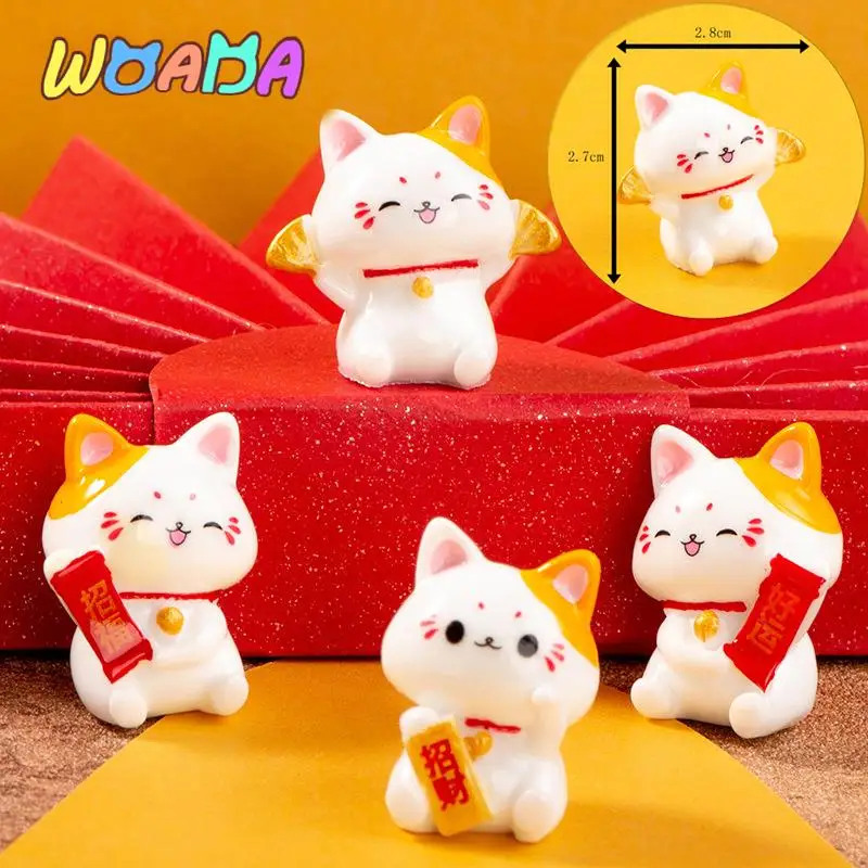 

Маленькое украшение для автомобиля, милая кукла-Кот на удачу, кукла, креативное украшение-талисман, маленький подарок для детей, аксессуары