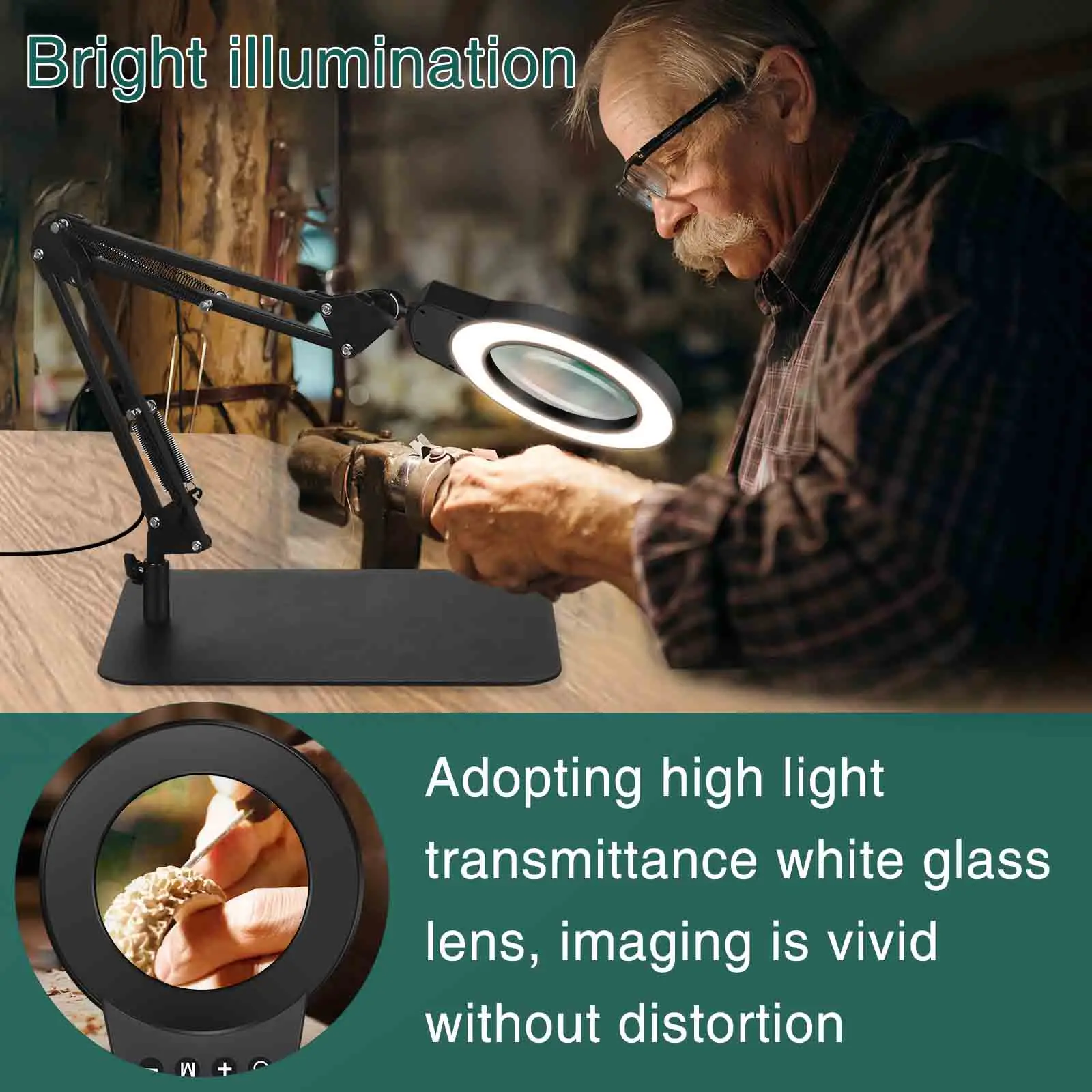 Stand Up Magnifying Glass with Light: The Real-World Solution I Wish I'd  Found Sooner, image size:1600x1600