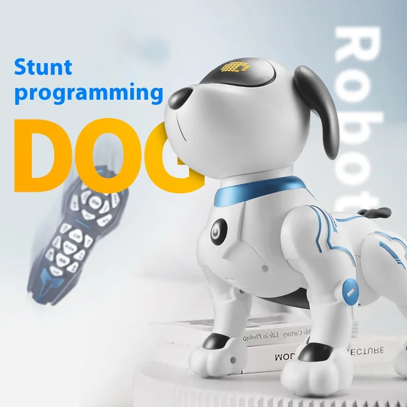 LeNeng K21 Biomimetic Intelligent Machine Dog Programming Special Effects Simulation Children's Remote Control Electric Toy Dog
