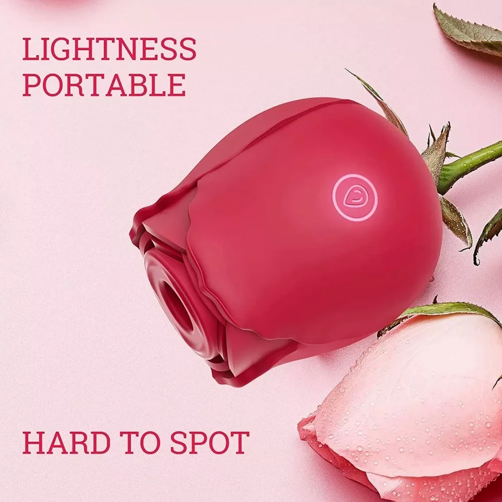 Rose Klitoris Saugen Vibrator Stoßen G-punkt Dildo Massagegerät für Frauen 9-Frequenz Vagina Stimulator Nippel Sauger Frauen Sex spielzeug 1