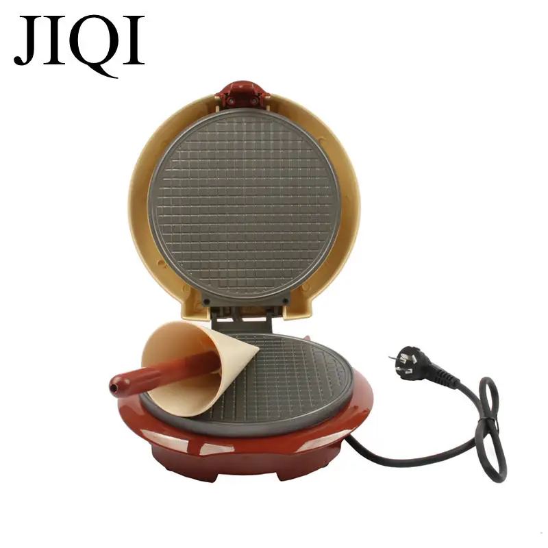 Electric Egg Roll Maker Ice Cream Cone Machine Crispy Egg Omelet Mold Crepe Baking Pan Non-stick coating Waffle Pancake Bakeware 5