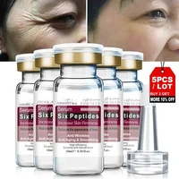 Six Peptides Face Serum 5pcs/10pcs/Lot for Moisturizing Facial Essence Skin Care Peptide Face Liquid 1