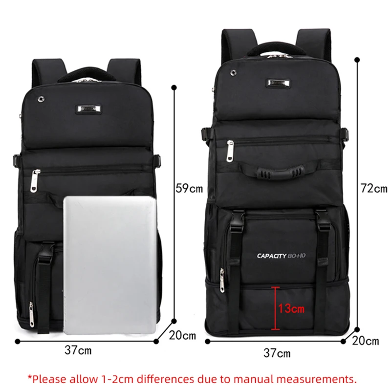 Large Capacity Waterproof Climbing Backpack for Men and Women