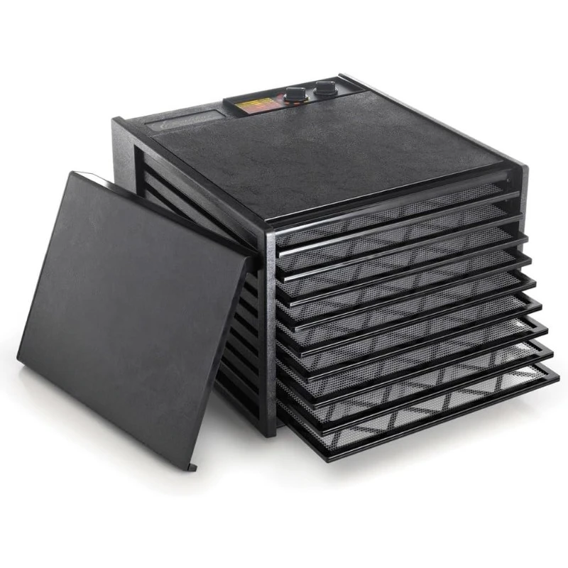 Electric Food Dehydrator Machine with 26-Hour Timer, Automatic Shut Off and Temperature Control, 600-Watt, 9 Trays,