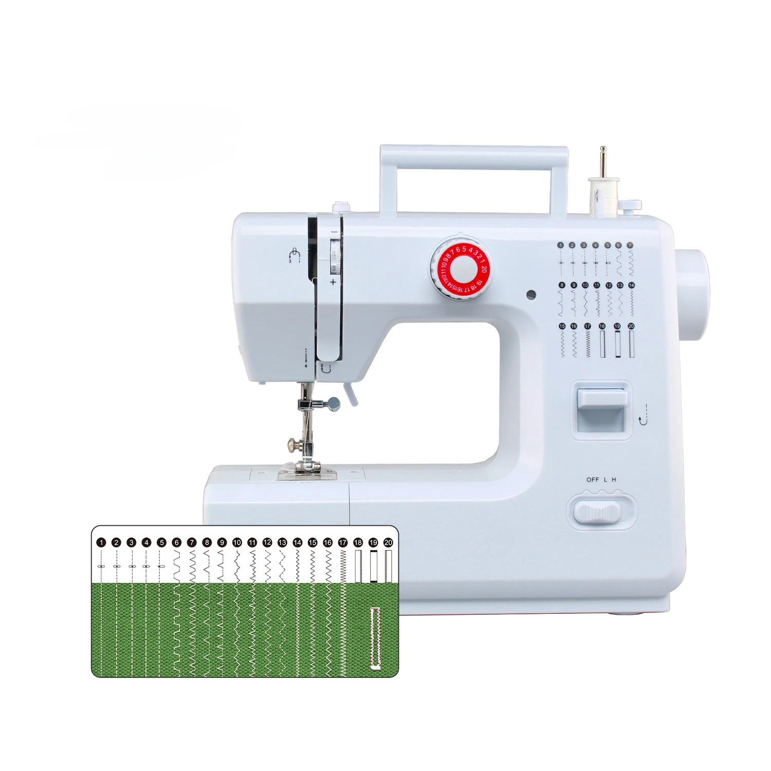 

Factory wholesale price high quality home house hold fhsm 618 20 overlock mini portable for clothes sewing machine