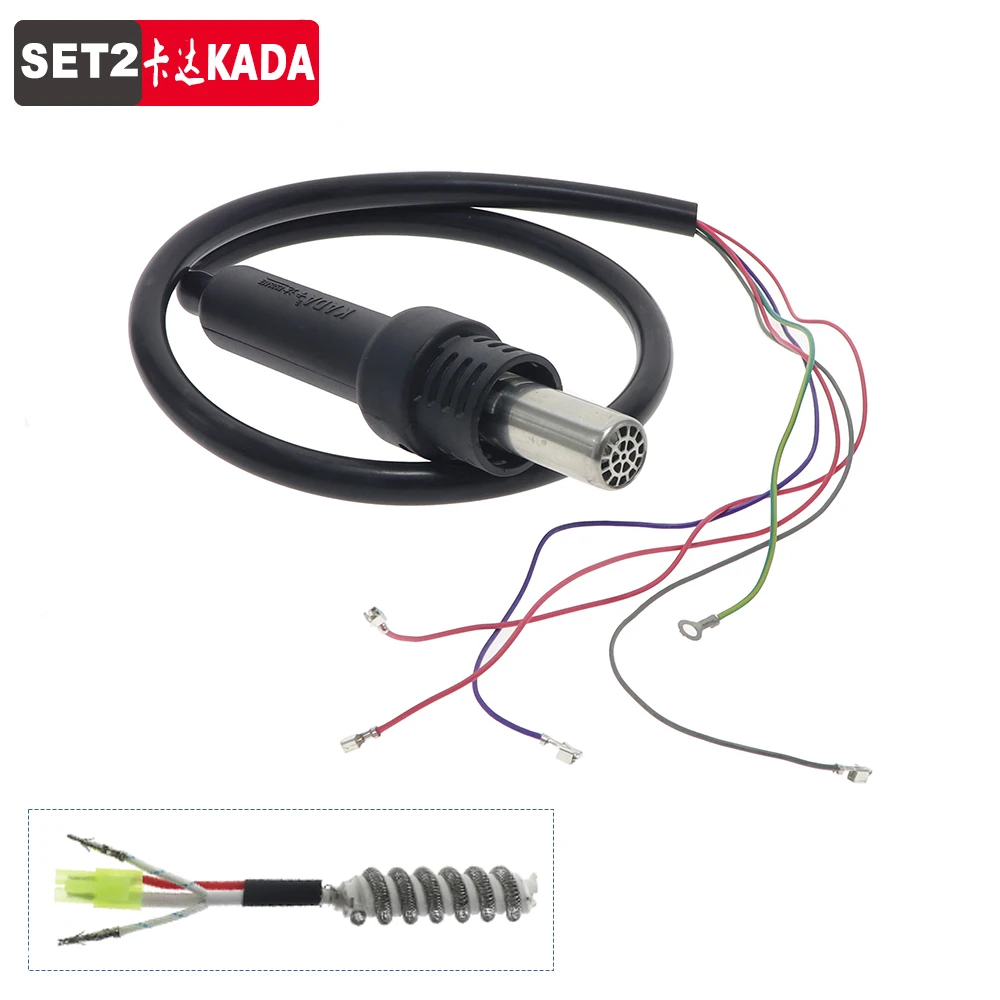 KADA 852D 850D 852D 852++ Original Hot Air Desoldering Station Handle Five-wire Universal Digital Display Air Gun Handle hot air gun soldering station desoldering station