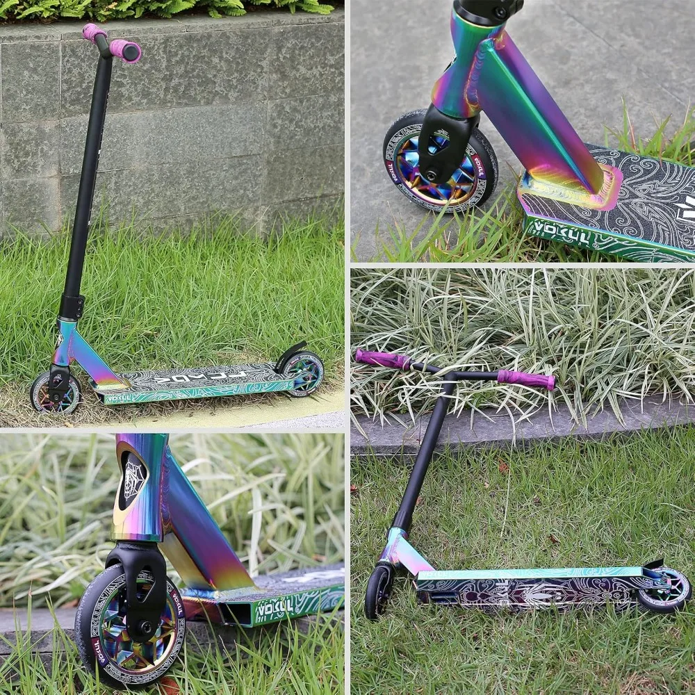 VOKUL K1 Pro Stunt Scooter: Ideal for Kids 8+, Teens, and Adults-Top Choice for Beginners in Freestyle Scooting