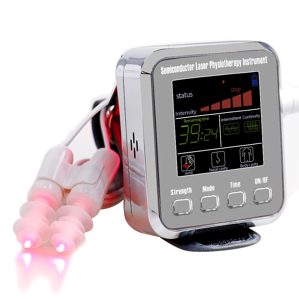 Low Level Cold Laser Blood Glucose Smart Watch For Diabetes Blood Sugar Physical Therapy