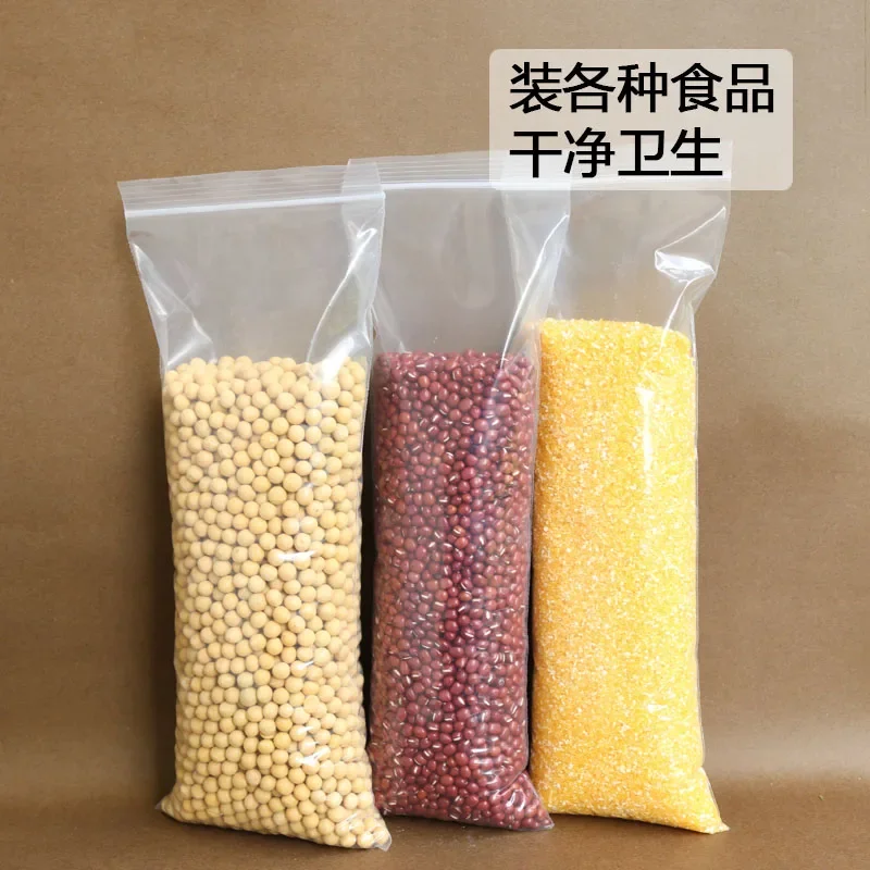 100pcs 0.12mm Transparent Long Strip Self Seal Bag Slender PE Zip Sealed Bag Plastic Slim Moisture-proof Storage Packing Bags 3
