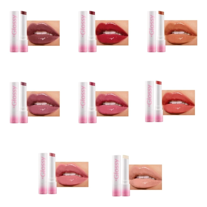 

Tinted Lip Gloss Lip Stain Mirror Hydrating Lipstick Long Lasting Moisturizing Tinted Lip Balm Non-sticky Lip Gloss