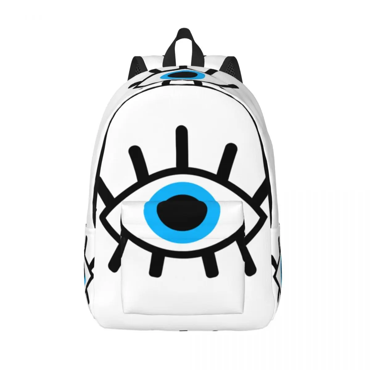 

Подвеска Magic Eyes, рюкзак для ноутбука для мужчин и женщин, Повседневная сумка для школы, студентов колледжа, черная зло искусственная сумка с рисунком в стиле бохо
