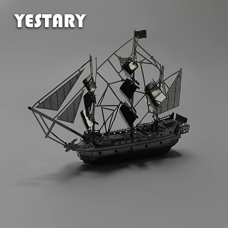 

YESTARY 3D Metal Puzzle Pirate Ship Models DIY Assembling Toys For Children 3D Puzzle For Adult Kid Birthday Gift Jigsaw Puzzles
