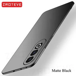 Ultra Thin Matte Hard Cover - ZROTEVE Shockproof Phone Case for OnePlus NordCE4 Lite (Matte Black)