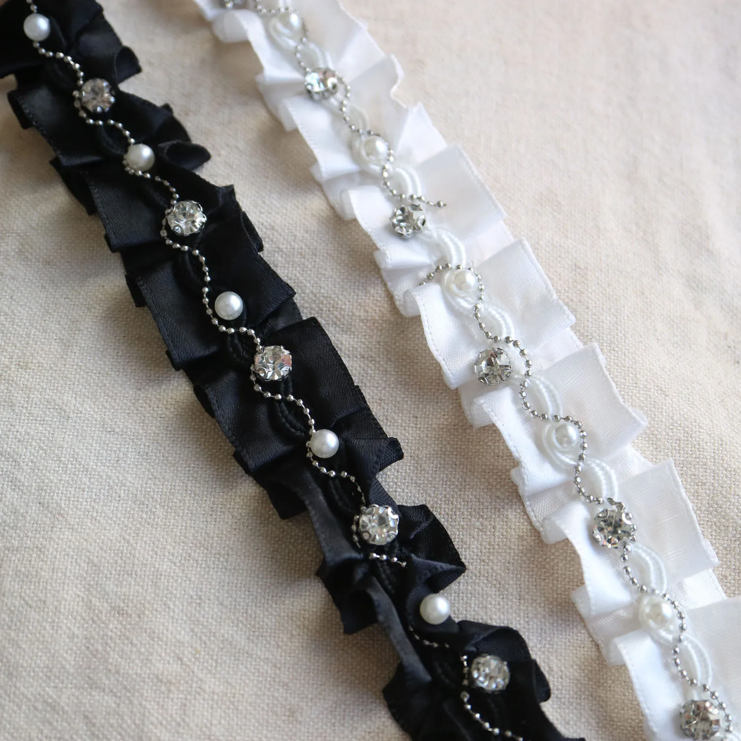

5yards flower beaded fringe trimmings for clothes bags Handmade beading appliques patch diy sewing accessories for curtain
