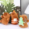 PP Cotton Capybara Plush Keychain Soft Plush Anime Capibara Pendant Cartoon Anime Capybara Capybara Plush Keyring Kid Girl Boy 4