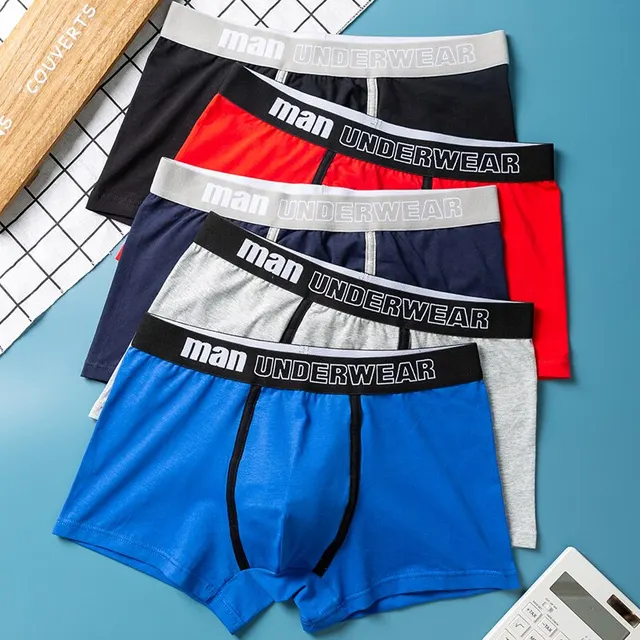 5-Pack Stylish Cotton Men's Boxers