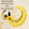 TPR Dog Chew Toys Bite Resistant for Small Medium Dogs Teeth Cleaning Interactive Toys Non Toxic Safe Pet Supplies for Chewing 3