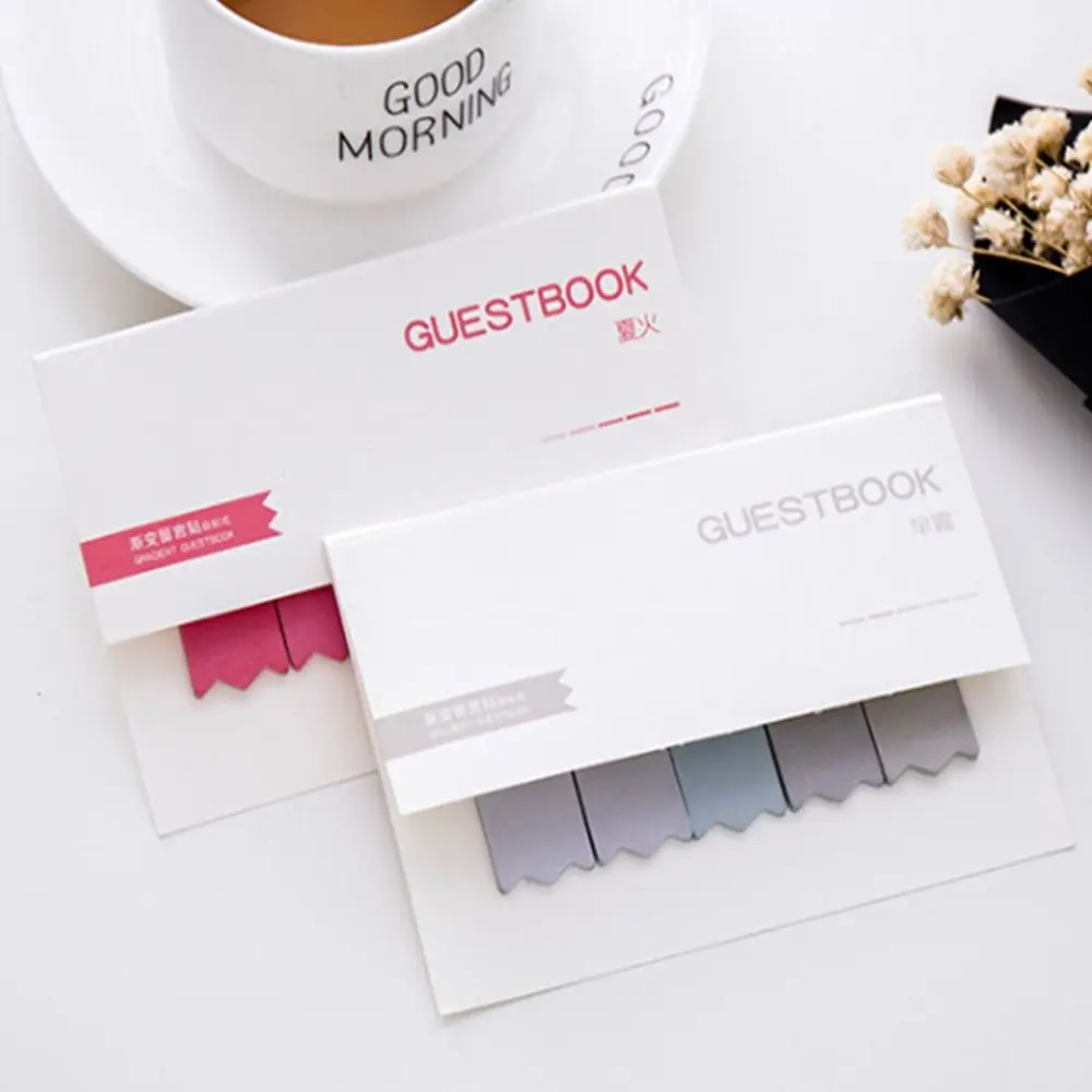 

100Sheets School Stationery Student Children Sticky Notes Label Bookmark Index Stickers Reading Label Sticky Labels