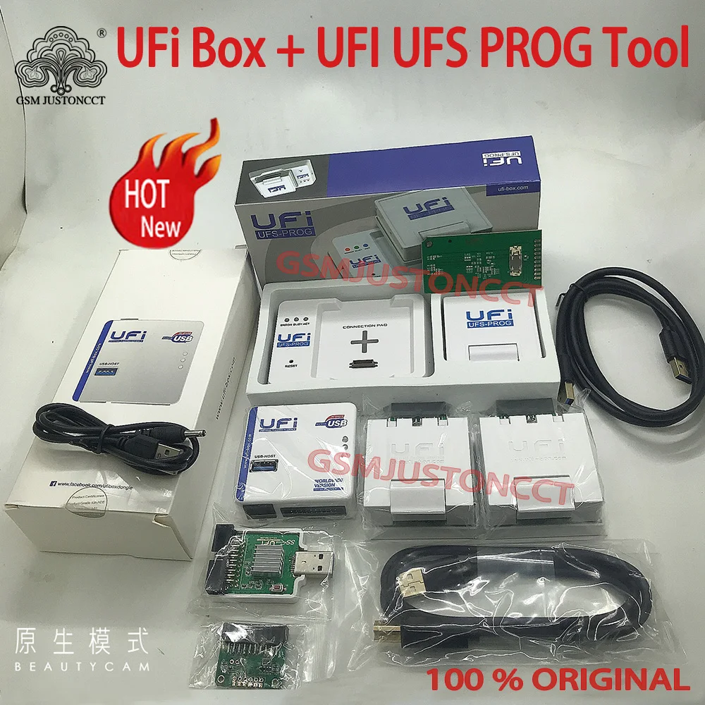 Gsmjustoncct UFI 박스, UFS-Prog-전세계/국제 버전 UFI 박스 + UFS 소켓