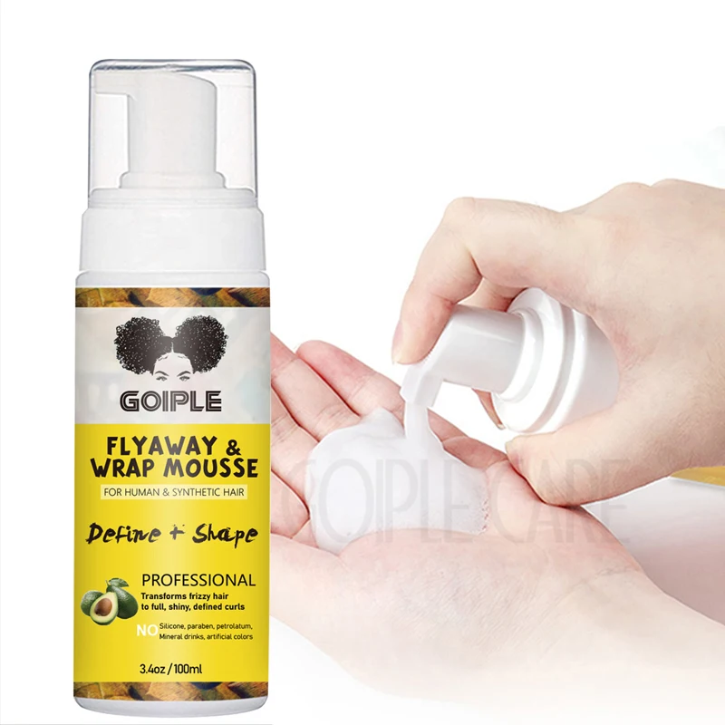 Curl Boost Edge Control Strong Hold Moisturizing Hair Tames Flyaway And Warp curly hair mousse Braid Hairstyle Shaping Spray 100ML