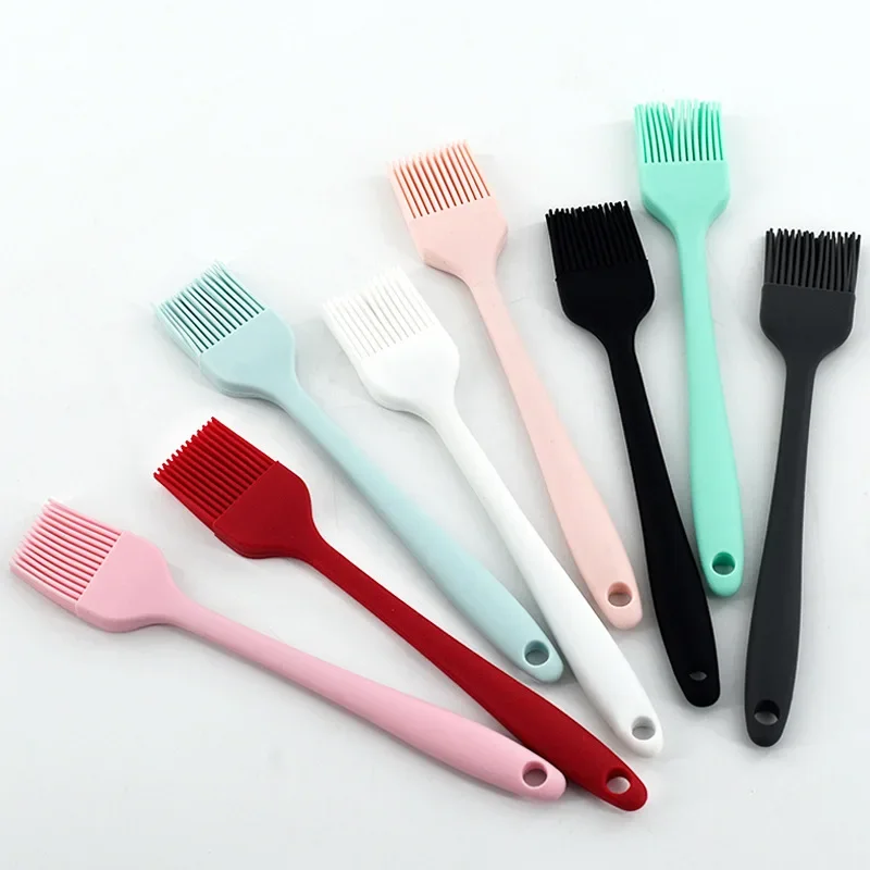 Silicone Barbeque Brush Cooking BBQ Heat Resistant Oil Brush Kitchen Supplies 1PC
