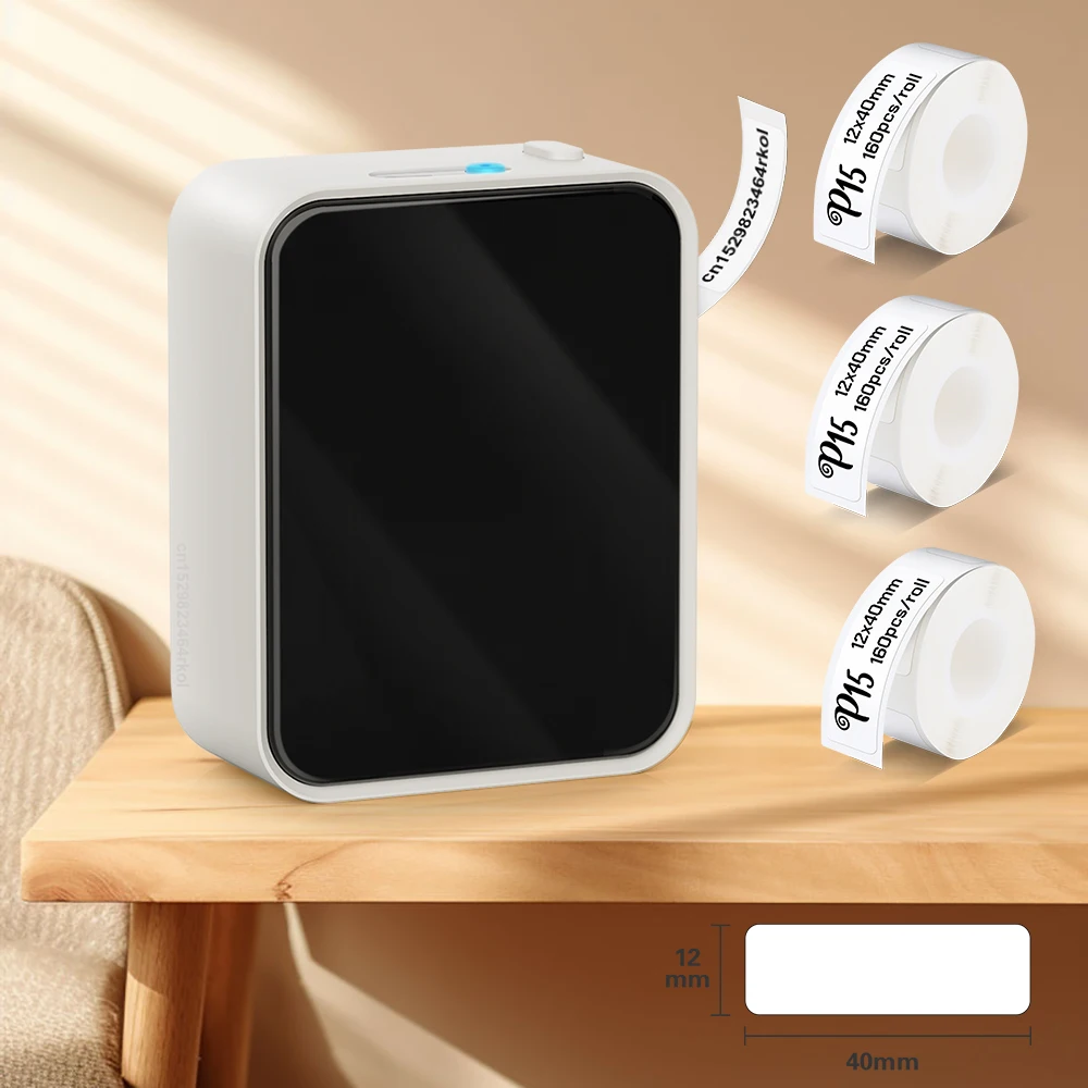 Portable Mini Bluetooth Thermal Label Printer - Inkless Wireless Labeling Machine