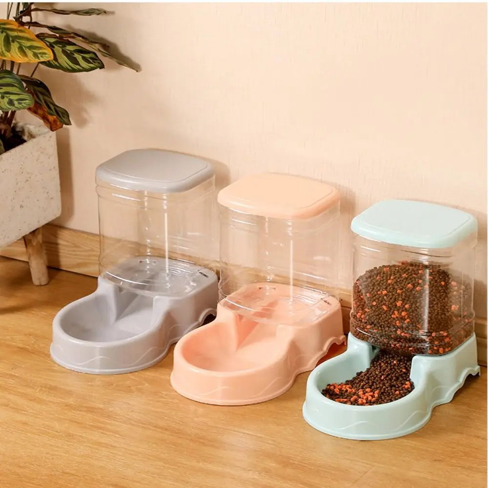 Automatic For Dog Water Drinking Cat Feeding Corner Dog Bowl Pet Feeder Dog Food Dispenser Drinking Bowl