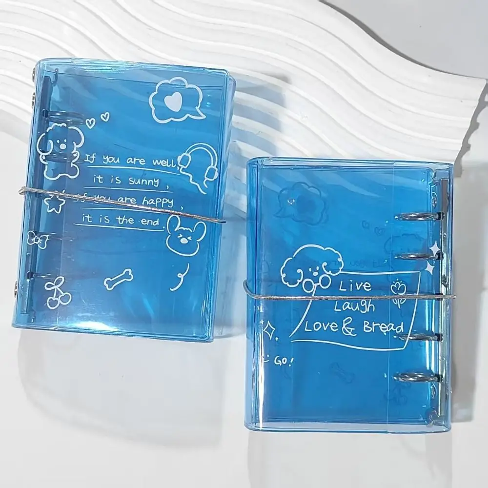 Koreanischer PVC-Fotokartenhalter M5 Niedliches Welpen-Fotoalbum Dreifach Faltbarer Fotokartenordner Kpop-Idol-Karten – Detail 8