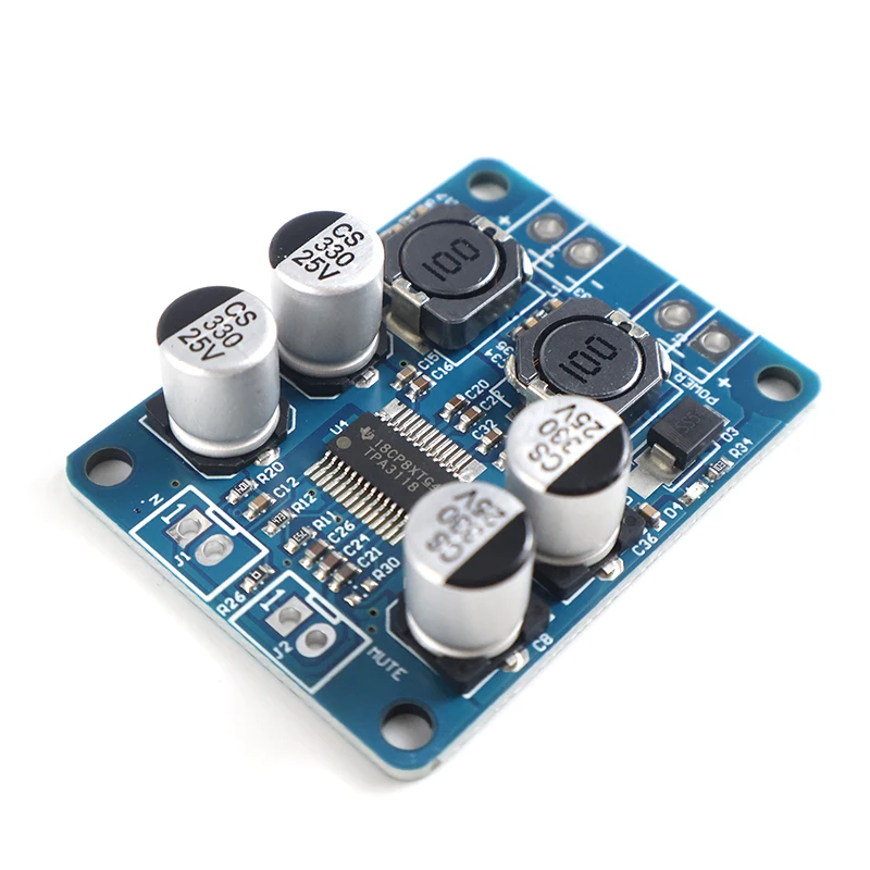 High-Power Mono Class D Audio Amplifier Board for DIY Speaker and Subwoofer Projects