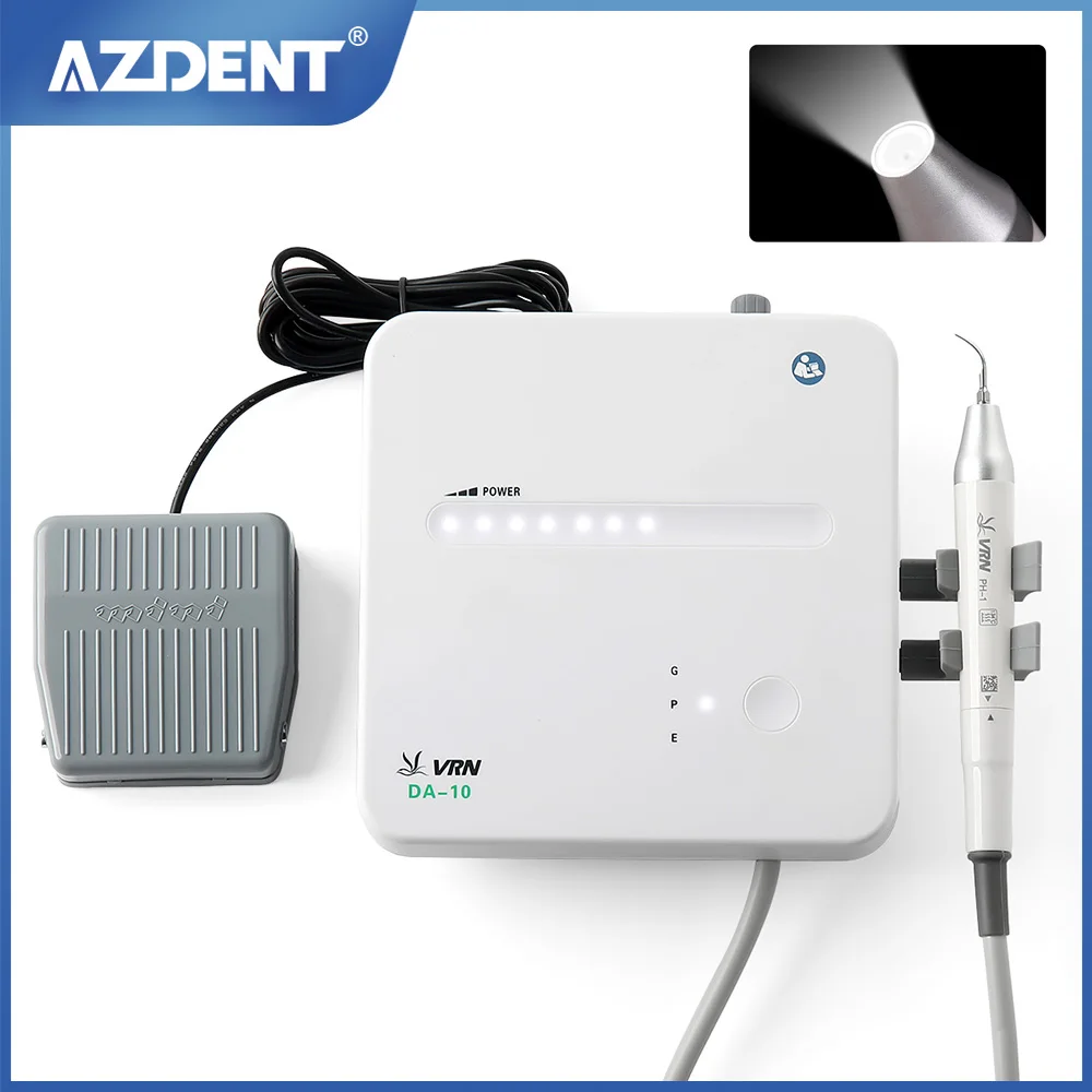 

AZDENT Dental Ultrasonic Scaler With LED Light Handpiece Oral Cleaning Dentist Clinic Scaler Dentistry Teeth Washing Tool