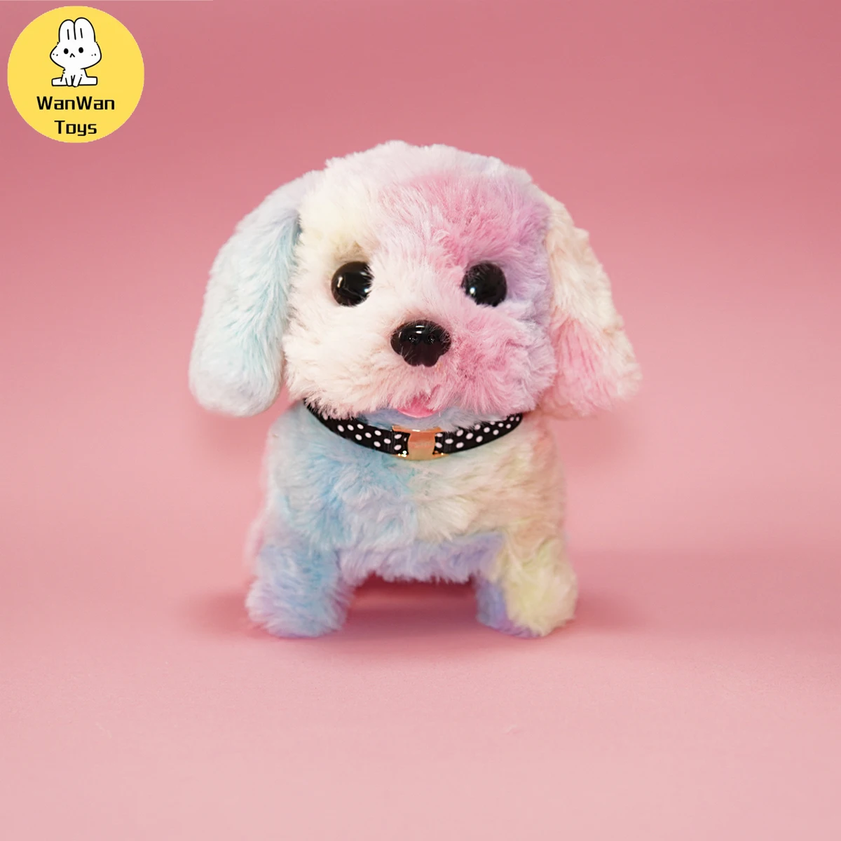 Electric Puppy Stuffed Animal Electronic Interactive Toy Walking and Barking Pet Wagging Tail Plush Dog Walking Saint Bernard,plush toys