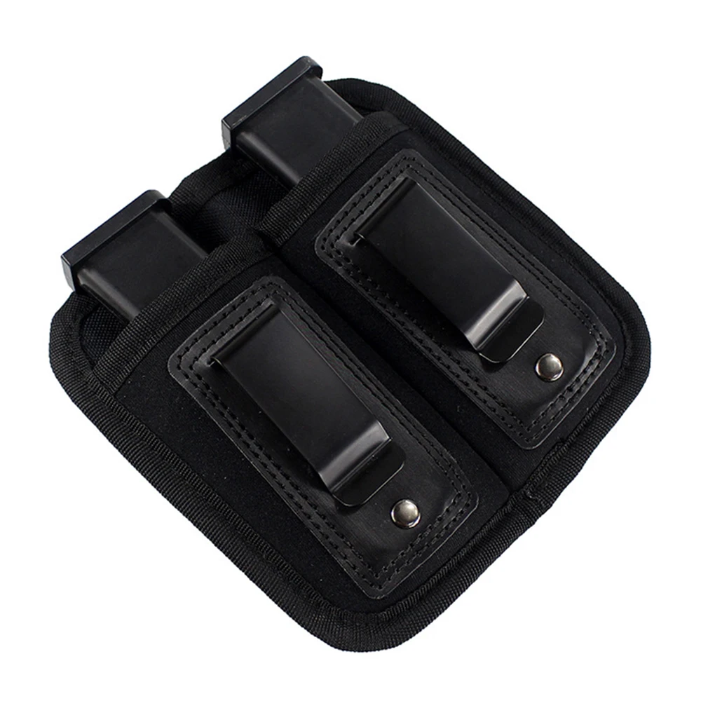 Magazine Pouch Ammo Pouch Ammunition Bag Hand Gun Holster Tactical Magazine Pouch Holster Concealed Waist Mag Holder Belt Clip for 9mm .40mm Pistol Glock 19 21 22 23 Ruger SR40 Full Size