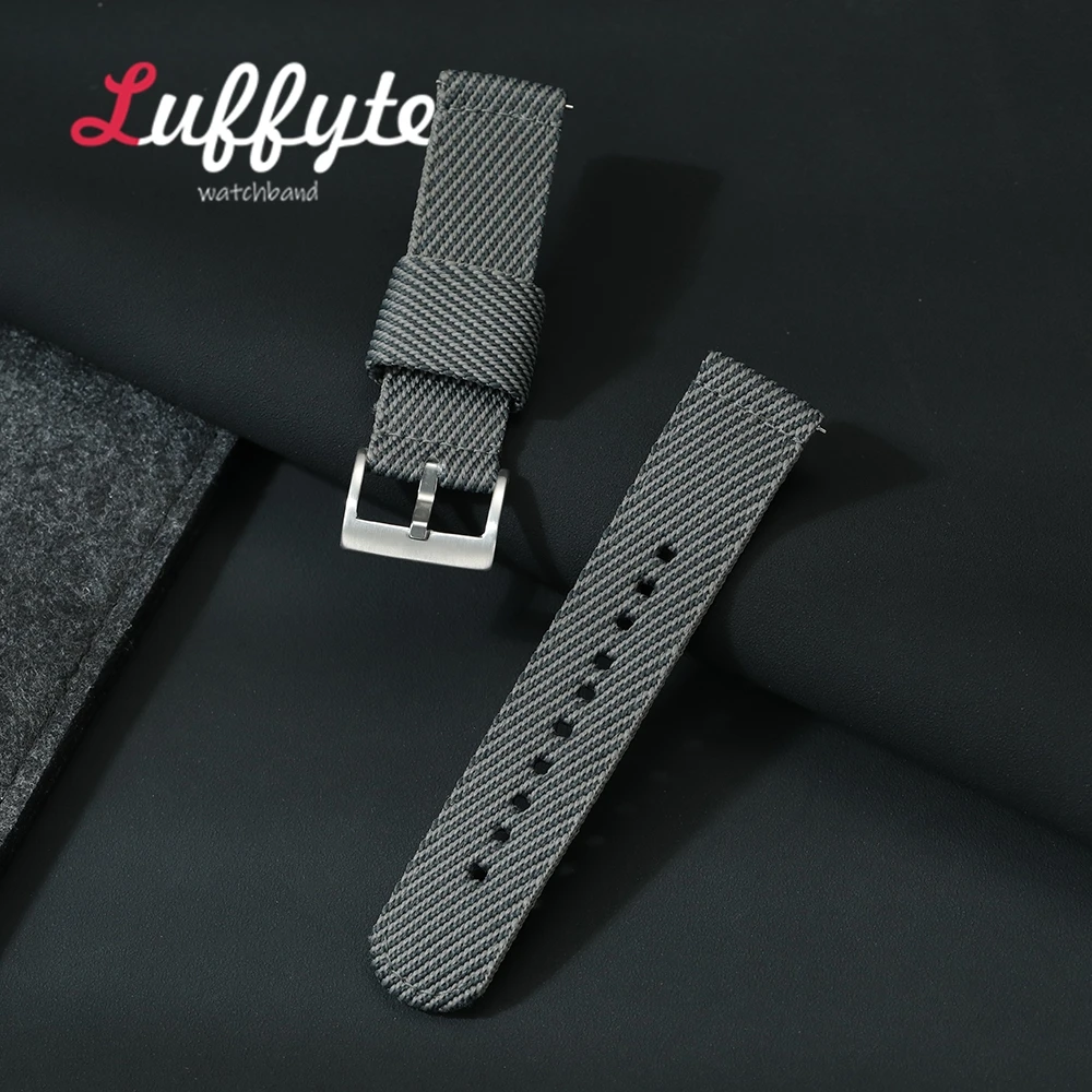 Versatile Quick Release Nylon Watch Strap - Durable Military Sport Bracelet