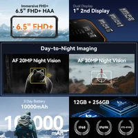 IIIF150 B2, 12 Гб (6 ГБ + 6 ГБ), 256 ГБ,экран 6,5 дюйма FHD +дисплей Ночного Видения, 10000 мАч, камера 48 МП, Android 13,NFC 2