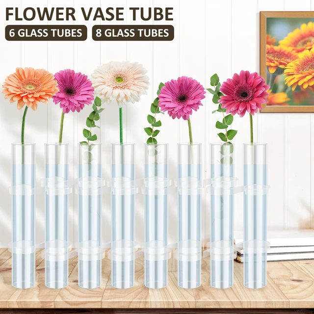 Hinged vase Aquatic plant vase Hinged Flower Vase Clear Glass Test Tube  Hanging Flower Holder for Home Decor - AliExpress