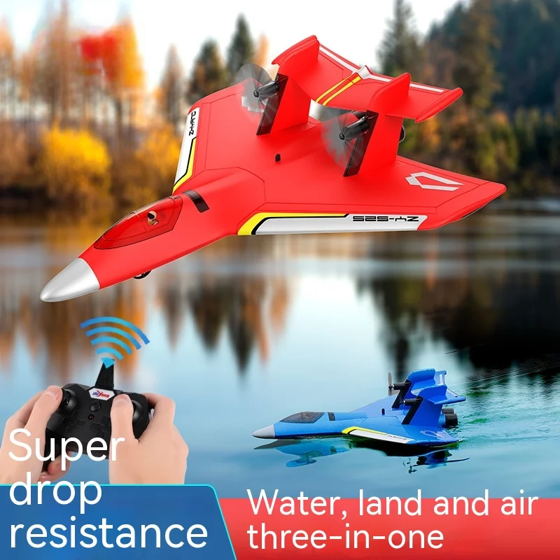 

New Land Water And Air 525 Remote Control Aircraft Fixed Wing Electric Aircraft Model Epp Foam Waterproof Toy Aircraft Glider