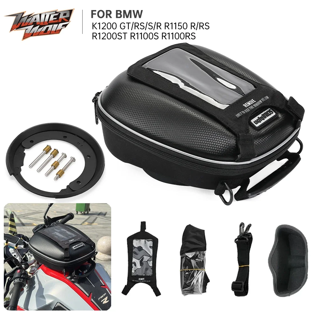 Motorcycle Tanklock Tank Bag Handbag For BMW K1200GT K1200RS K1200R K1200S R1150R R1150RS R1100S R1100RS R1250GS R1200GS S1000XR road passion motorcycle air filter cleaner for bmw r1100gs r1100r r1100rs r1100rt r1100sa r1150gs r1150rs r1150rt r1150r r850r