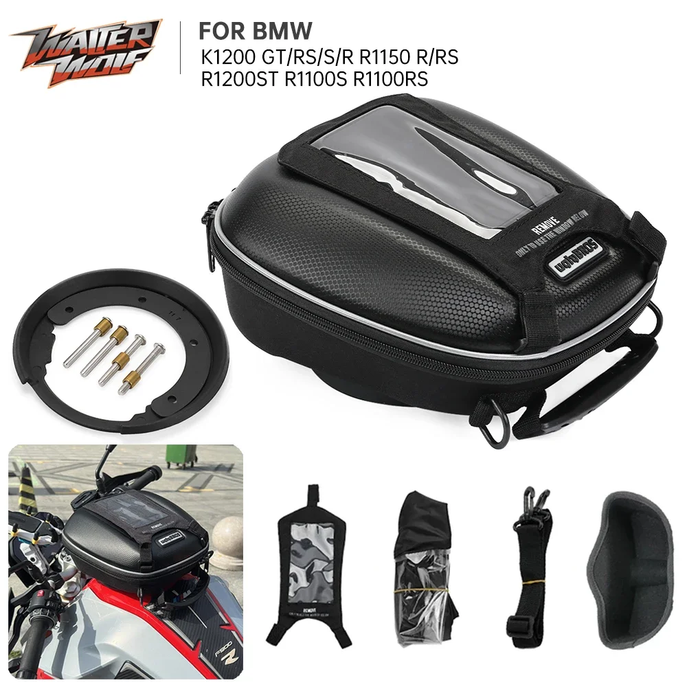 Motorcycle Tanklock Tank Bag Handbag For BMW K1200GT K1200RS K1200R K1200S R1150R R1150RS R1100S R1100RS R1250GS R1200GS S1000XR motorcycle bags for bmw r1150gs r1150r r1200gs r1200r g650gs k1200r k1300r modification waterproof triangle package tool bag